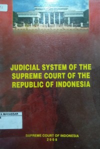 Judicial system of the supreme court of the republic of Indonesia