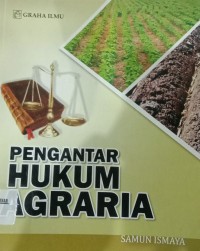 Pengantar Hukum agraria