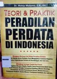 Image of Teori & Praktek Peradilan Perdata Di Indonesia