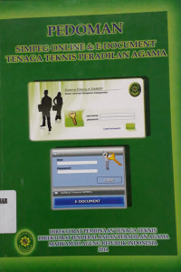 Pedoman simpeg online & e-document tenaga teknis peradilan agama