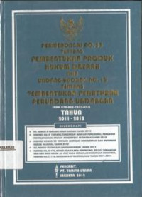 Permendagri No. 53 Tentang Pembentukan Produk Hukum Daerah Dan Undang-Undang No. 12 Tentang Pembentukan Peraturan Perundang - Undangan Tahun 2011 - 2012