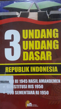 3 Undang-Undang Dasar RI