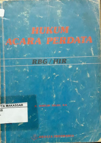 Hukum Acara Perdata Rbg/Hir