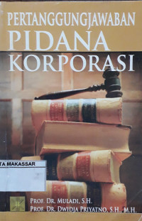 Pertanggungjawaban Pidana Korporasi