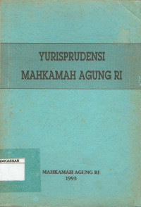 Yurisprudensi Mahkamah Agung RI Tahun 1993