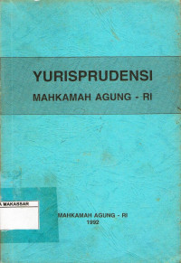 Yurisprudensi Mahkamah Agung RI Tahun 1992