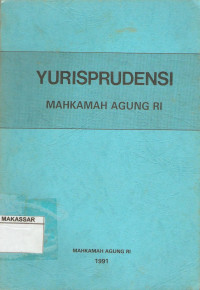 Yurisprudensi Mahkamah Agung RI Tahun 1991