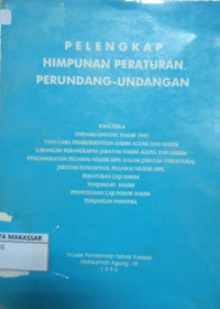 Pelengkap Himpunan Peraturan Perundang-undangan