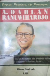 A. Dahlan Ranuwihardjo