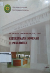 Keterbukaan Informasi di Pengadilan