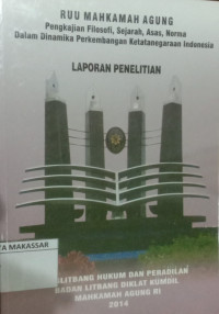 RUU Mahkamah agung,Pengkajian Filosofi,Sejarah,Asas,Norma Dalam Dinamika perkembangan Ketatanegaraan indonesia