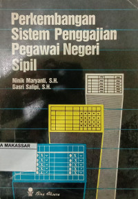 Perkembangan Sistem Penggajian Pegawai Negeri Sipil