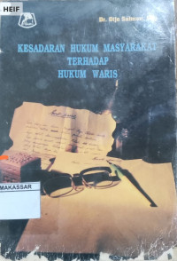 Kesadaran hukum masyarakat terhadap hukum waris