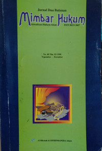 Mimbar Hukum Aktualisasi Hukum Islam No. 40 Thn. IX 1998
