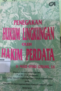 penegakan hukum lingkungan oleh hakim perdata