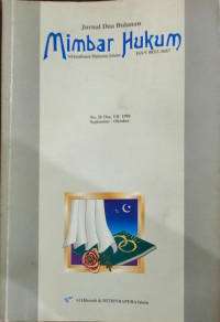 mimbar hukum aktualisasi hukum islam No. 28 Thn. VII 1999