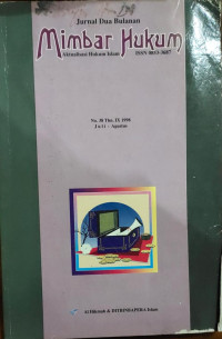 mimbar hukum aktualisasi hukum islam No. 38 Thn. IX 1998