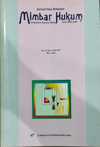 mimbar hukum aktualisasi hukum islam No. 32 Thn. VIII