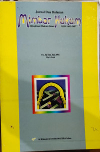 mimbar hukum aktualisasi hukum islam No. 52 Thn. XII 2001