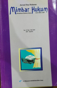 mimbar hukum aktualisasi hukum islam No. 33 Thn. VIII 1997