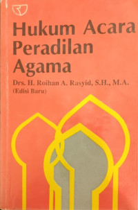 Image of Hukum acara peradilan agama